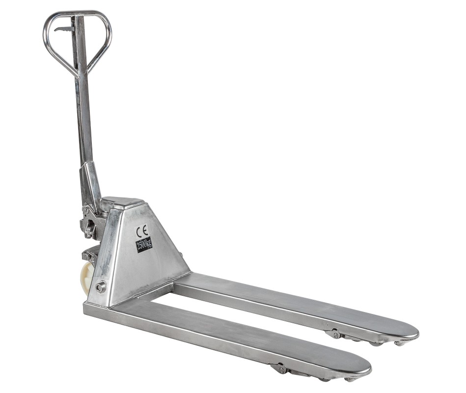 Transpallet manuale in acciaio inox AISI304 INOXTRAC | Transpallet.com
